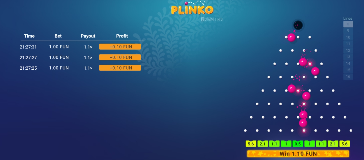 FAQ - Foire aux questions sur le jeu Plinko